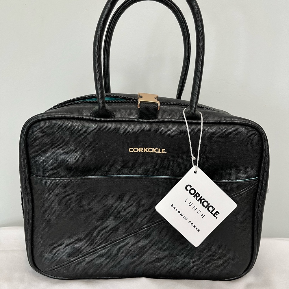 Corkcicle Lunchbox Baldwin Boxer Black NWT